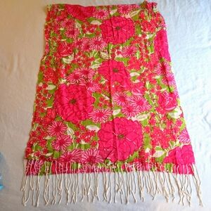 Lilly Pulitzer "Lilly Loves the Junior League"  Murfee Scarf Silk RARE 2011 ALJI